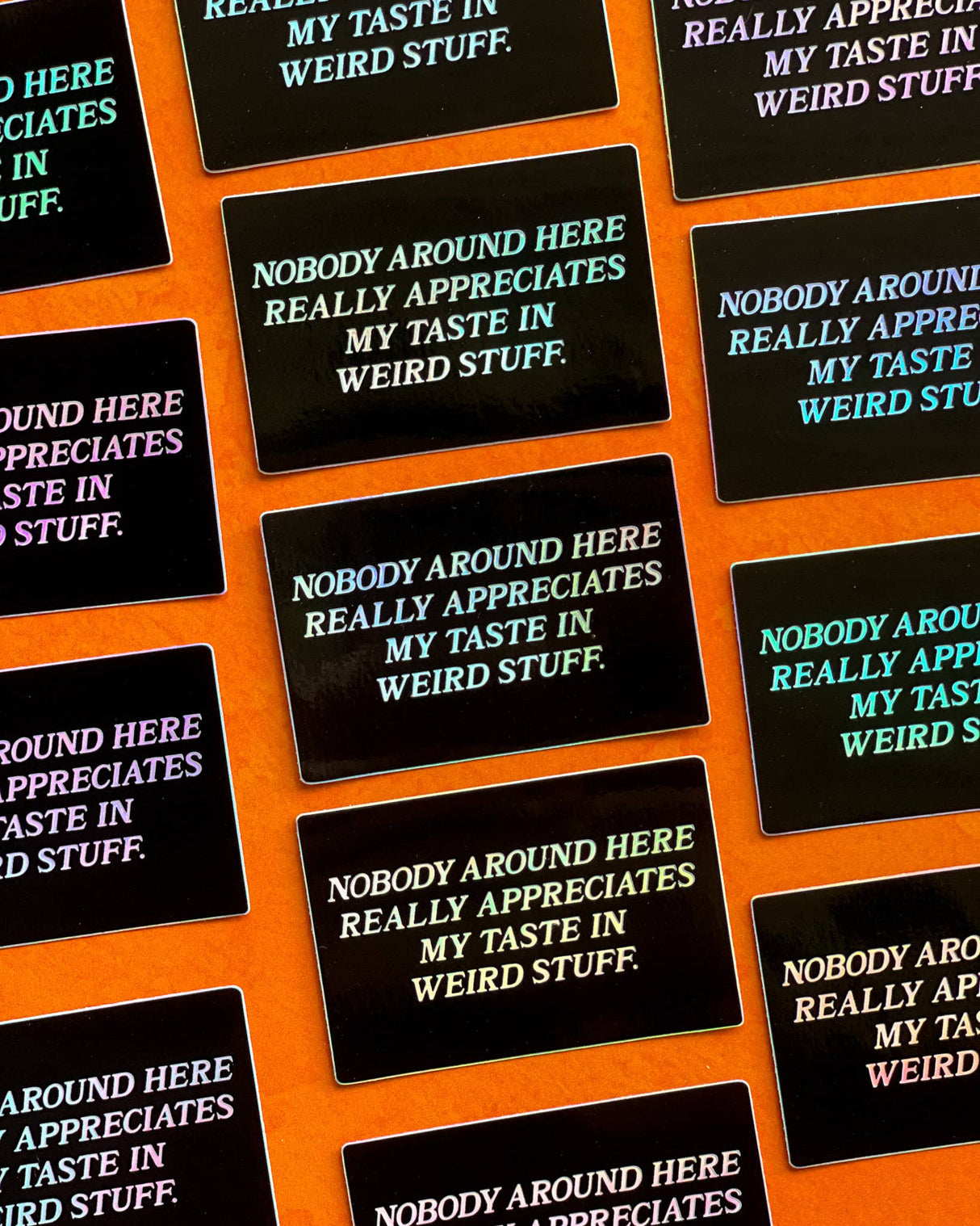 Weird Stuff Holographic Sticker