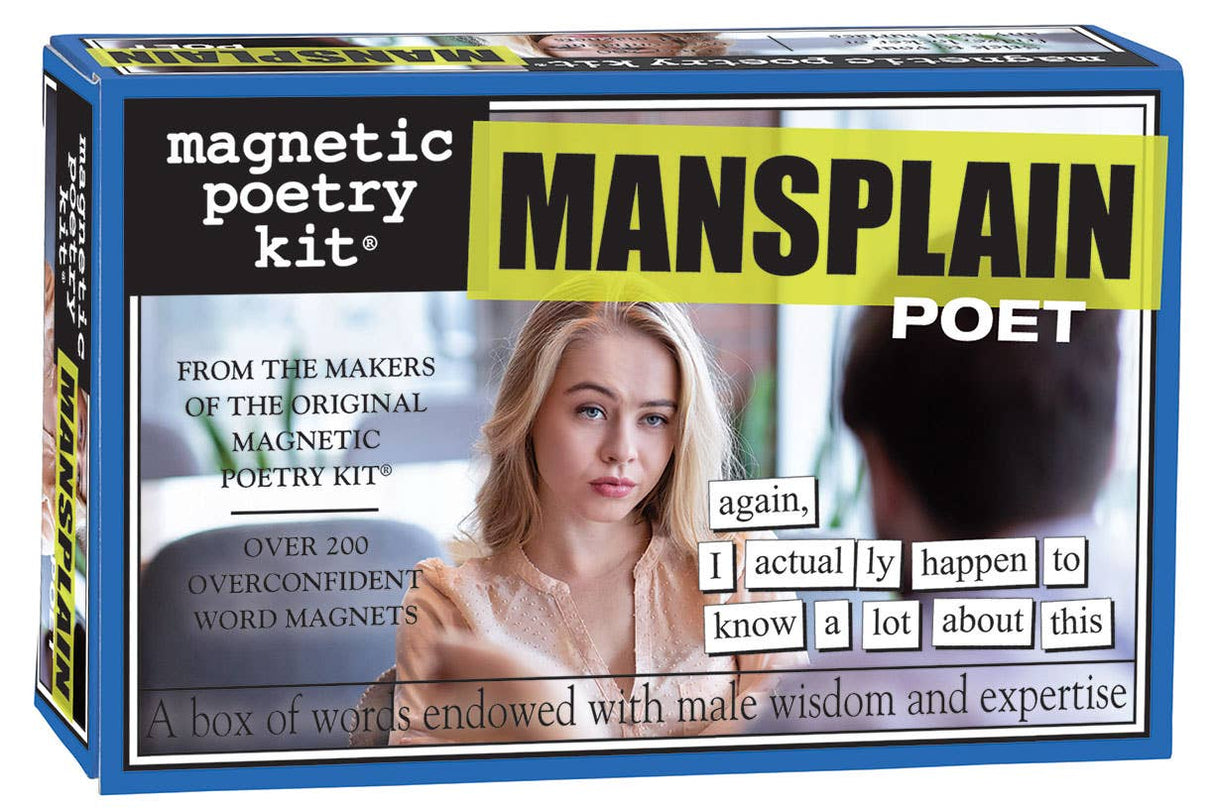Mansplain Poet Magnetic Poetry Kit