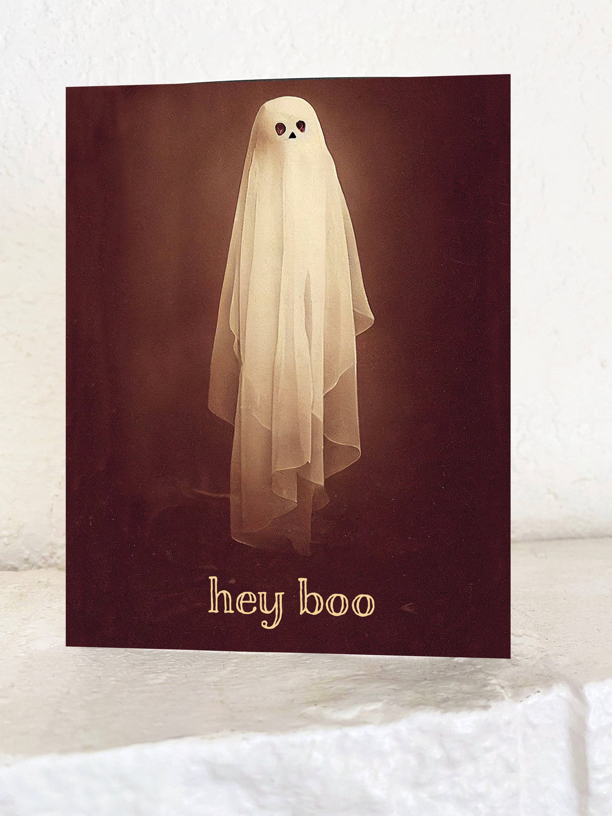 Hey Boo Card Greeting Card