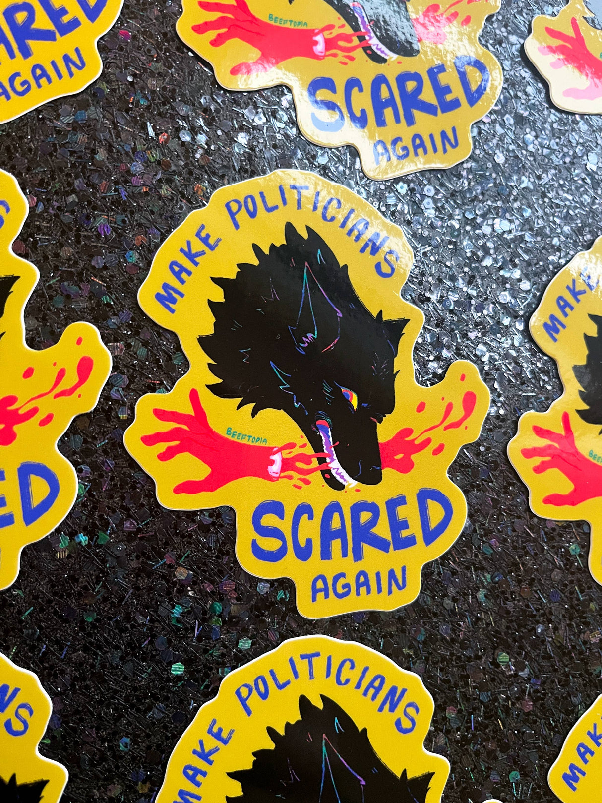 Make Politicians Scared Again Sticker