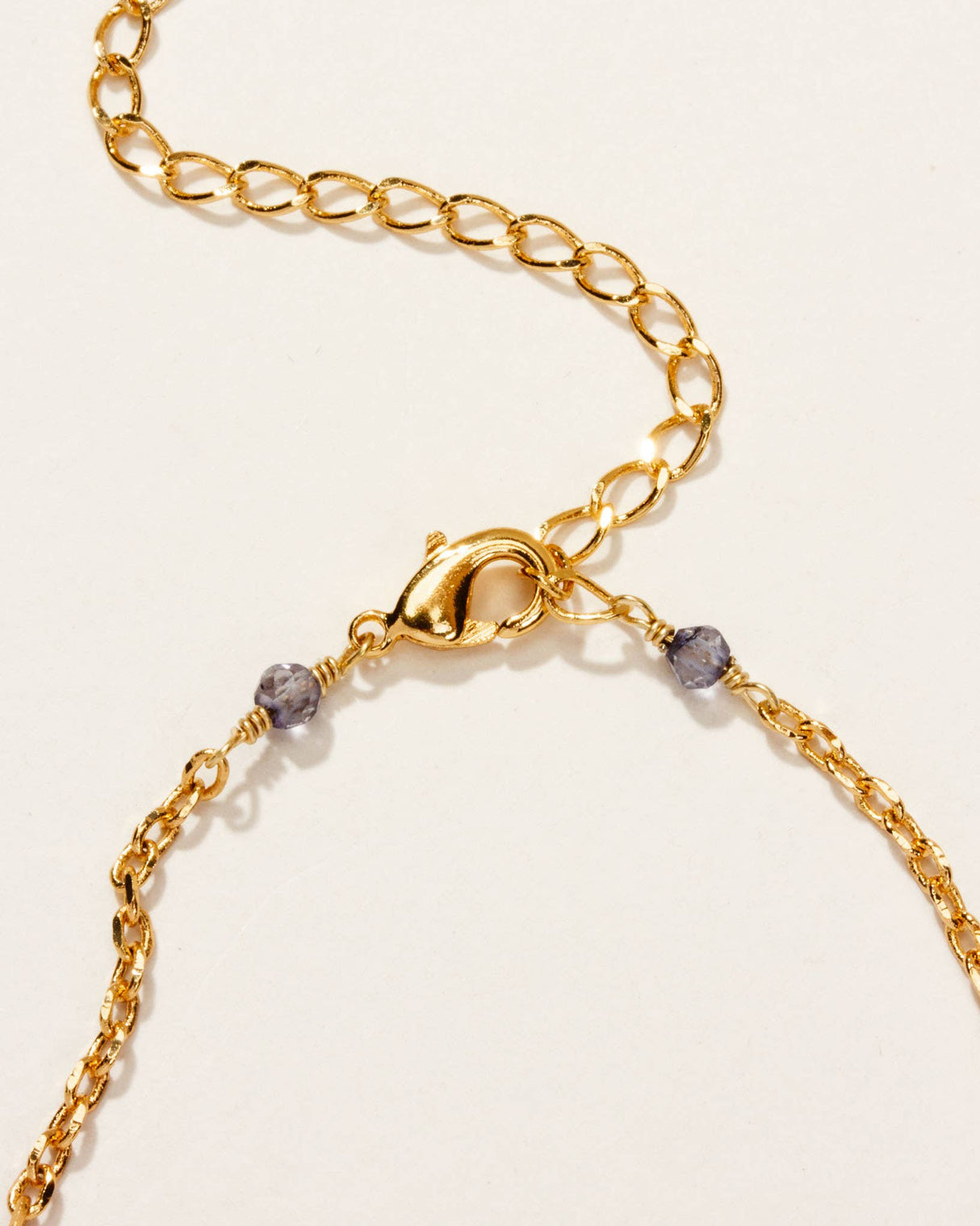 Bohemian Long Medallion Necklace - Kyanite