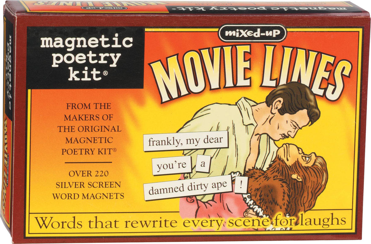 Mixed-Up Movie Lines Magnetic Poetry Kit