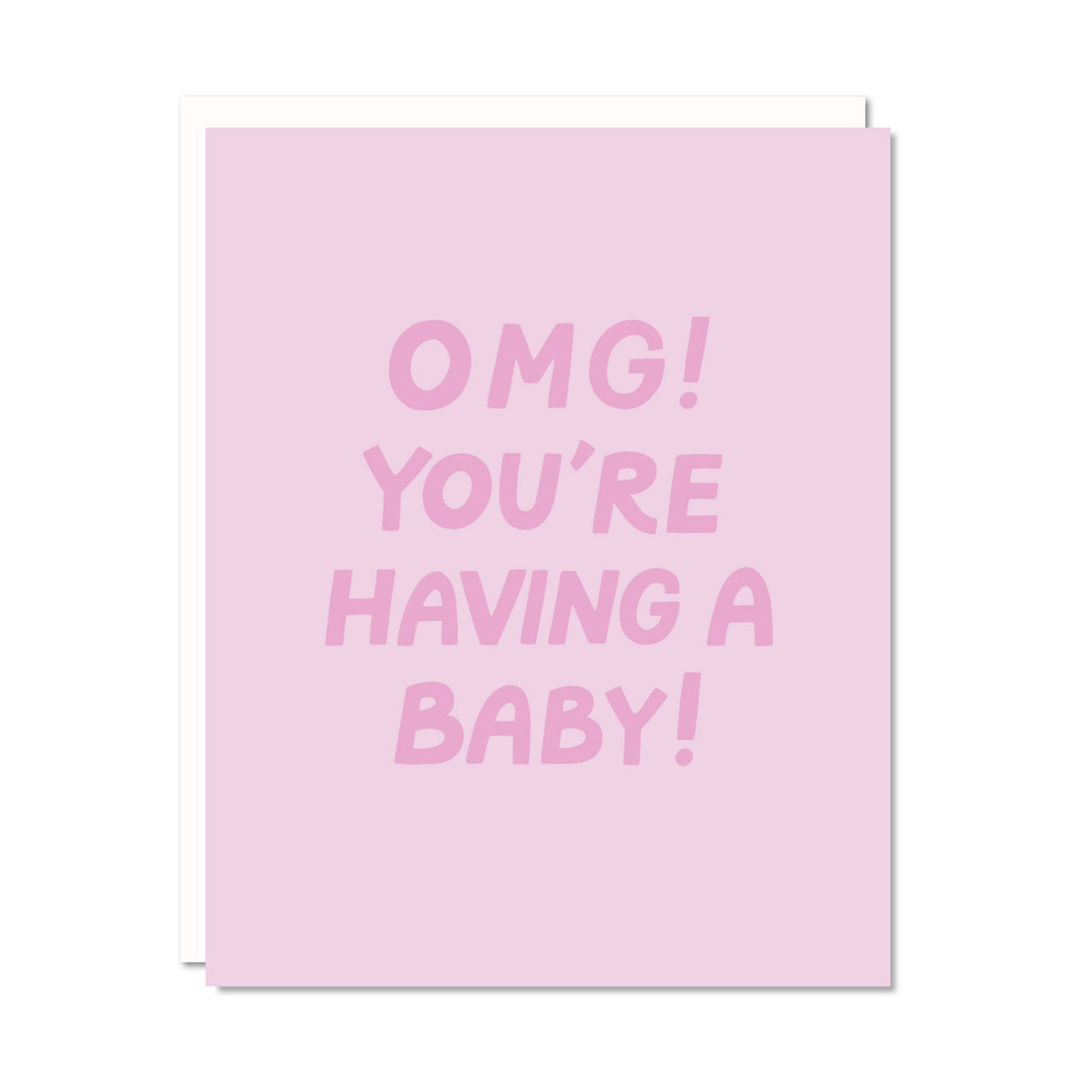 OMG Baby Shower Card