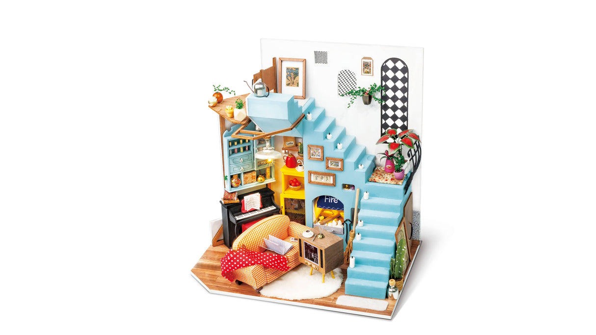Rolife Joy's Peninsula Living Room DIY Mini House