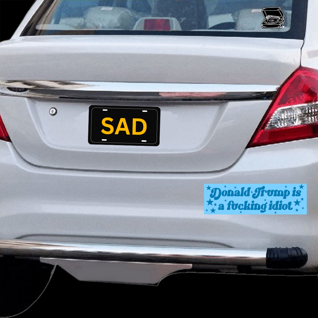 Donald Trump Idiot Bumper Sticker