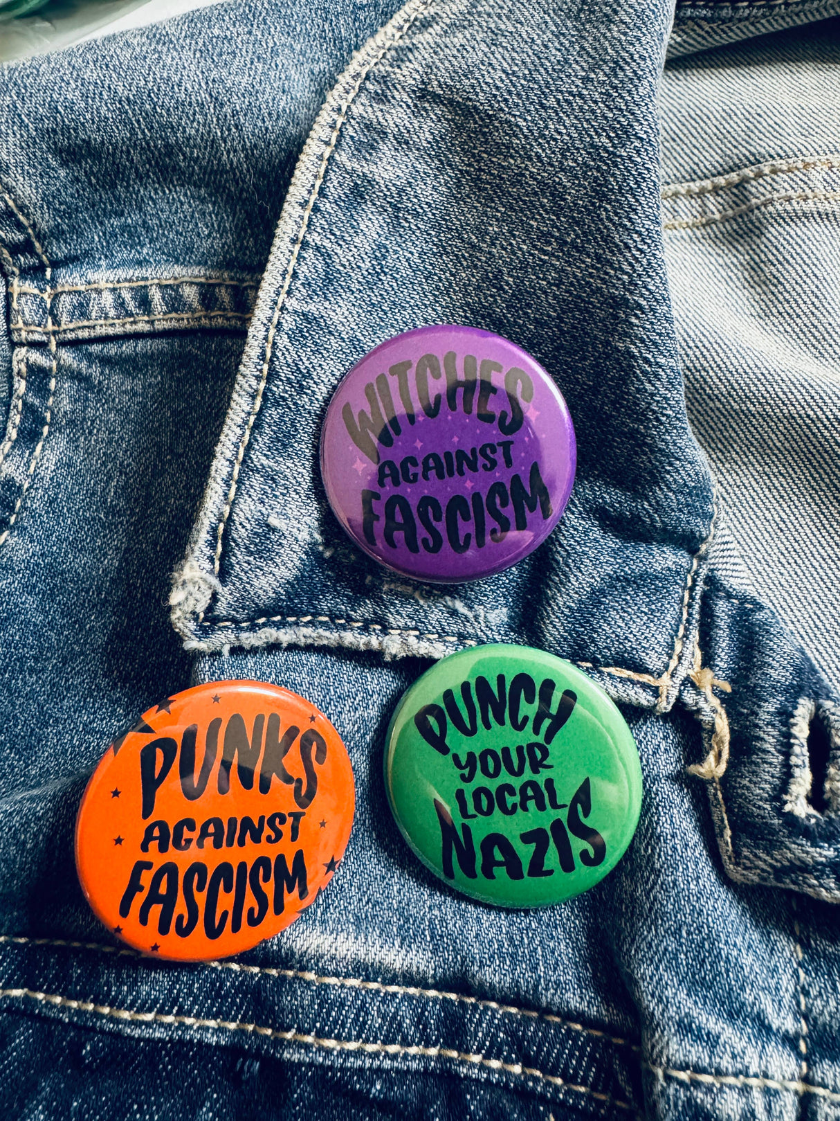 Punch Your Local Nazis 1.5" Pinback Button