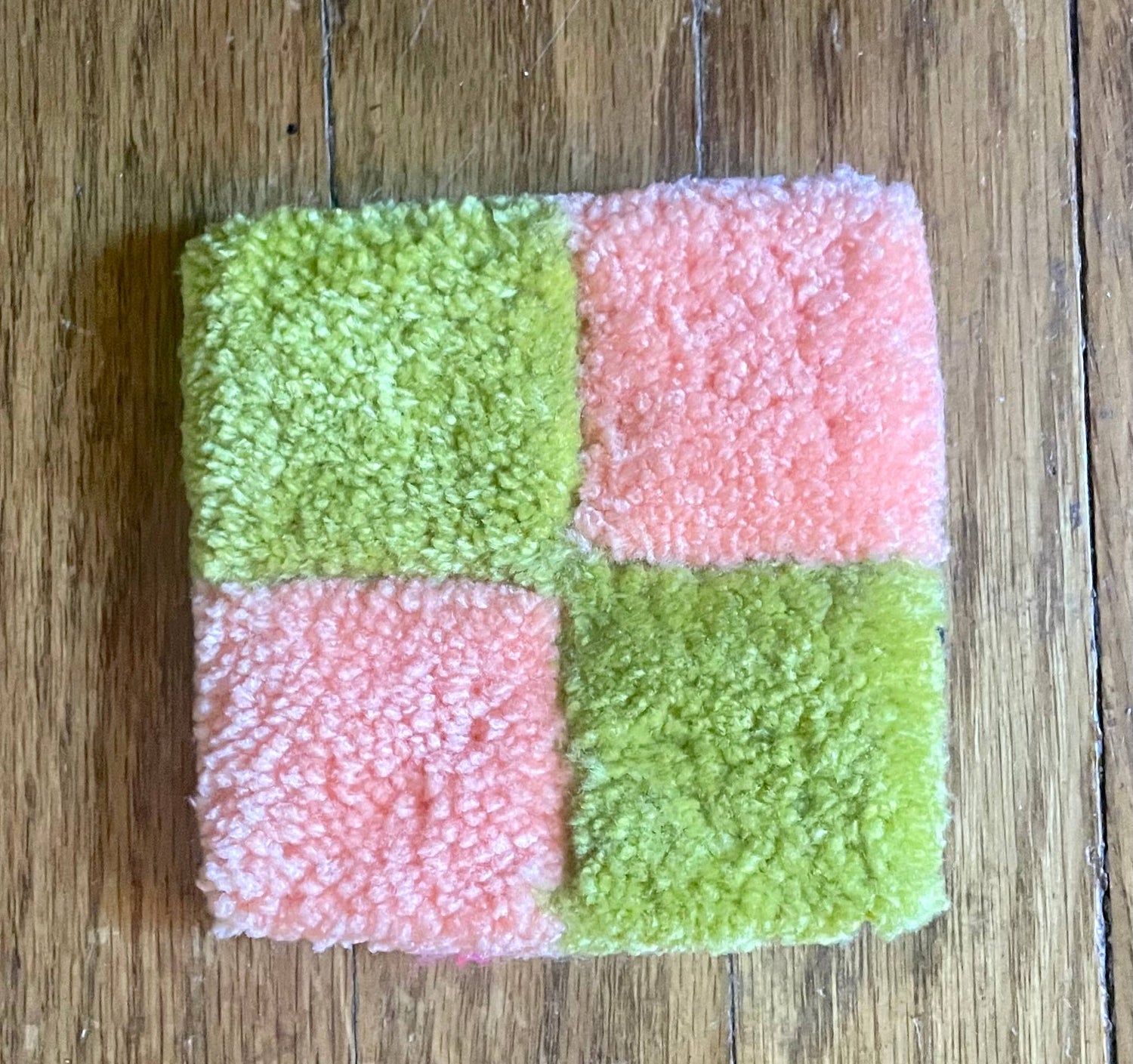 Checkerboard Mug Rug Coaster