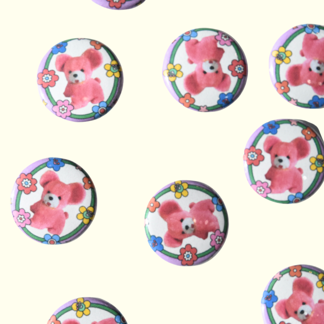 Plushie Pinback Button