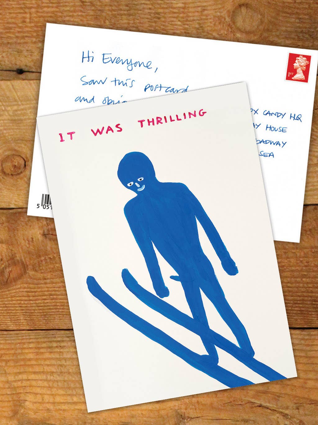 It Was Thrilling A6 Art Postcard