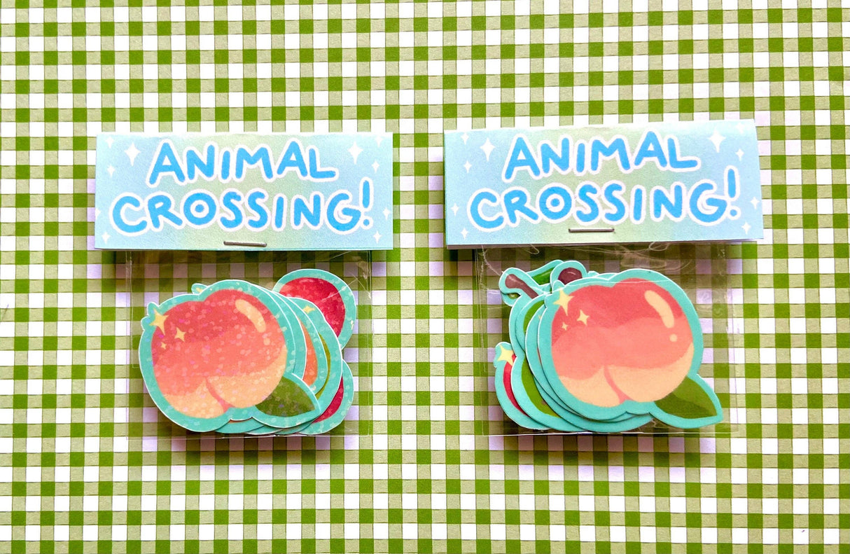 Mini Animal Crossing Fruit Sticker Packs
