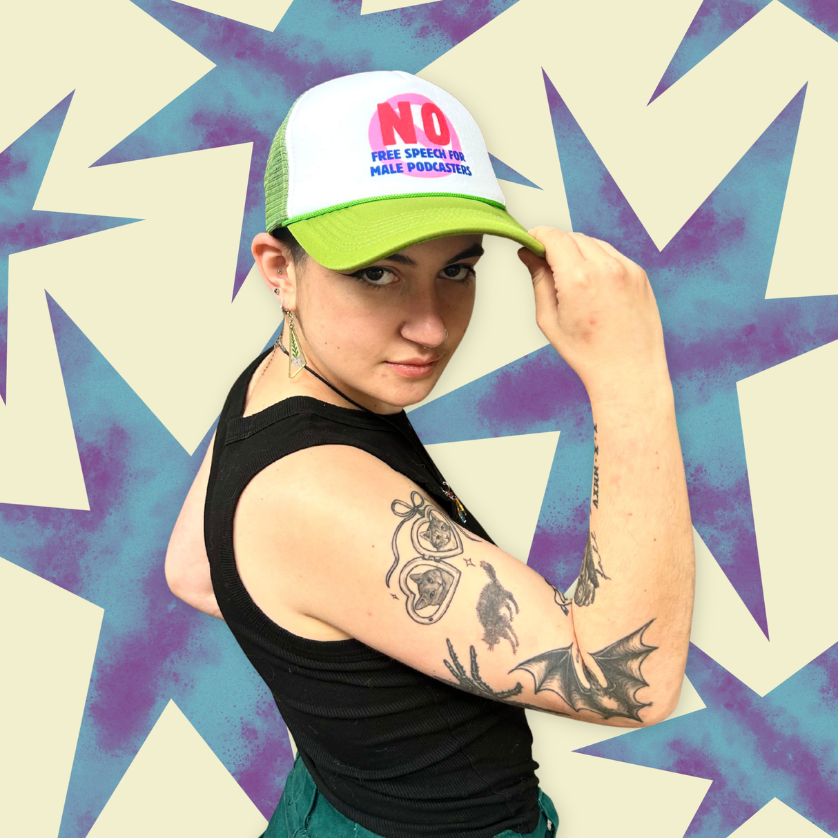 No Free Speech For Male Podcasters Hat