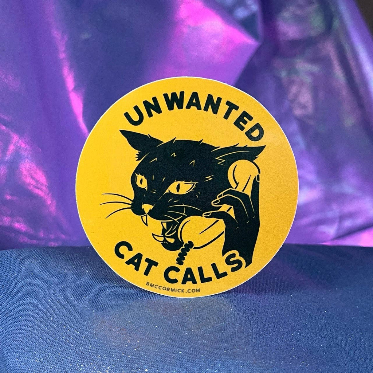 Unwanted Cat Calls Sticker