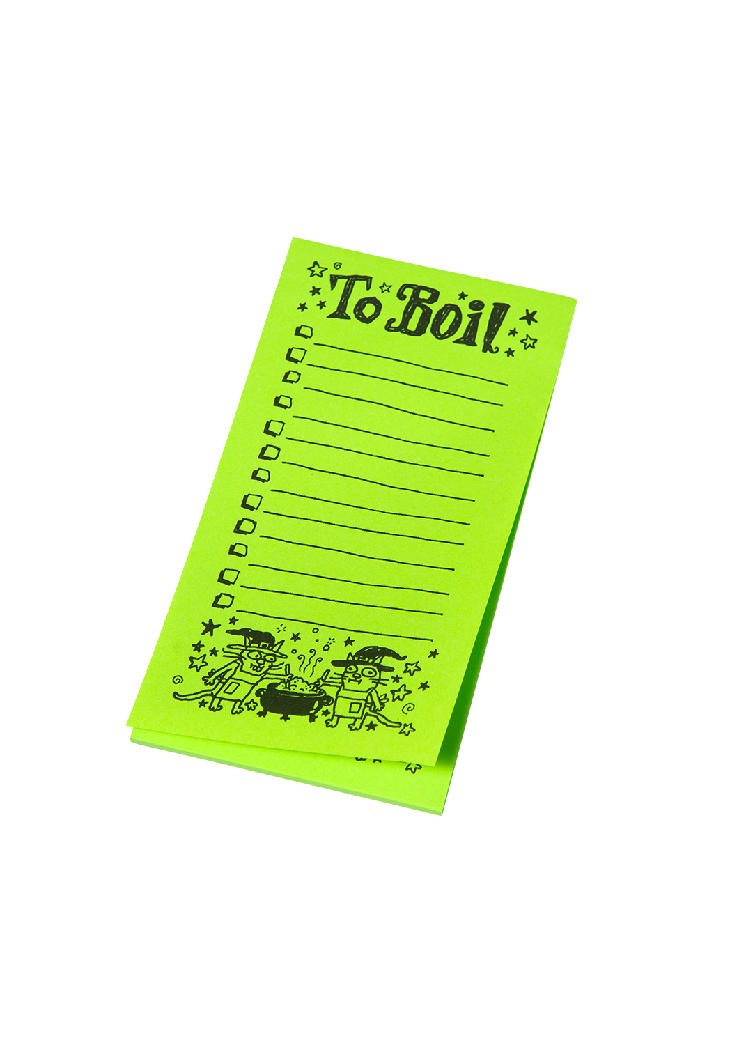 Toil & trouble grocery pad