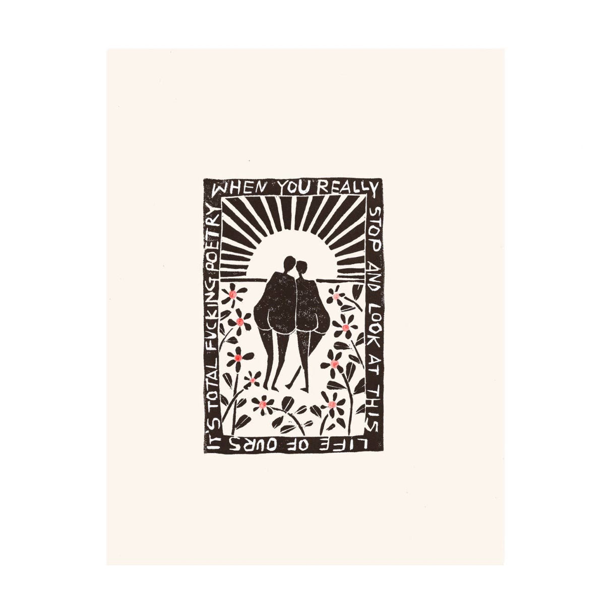 Total F*cking Poetry Art Print