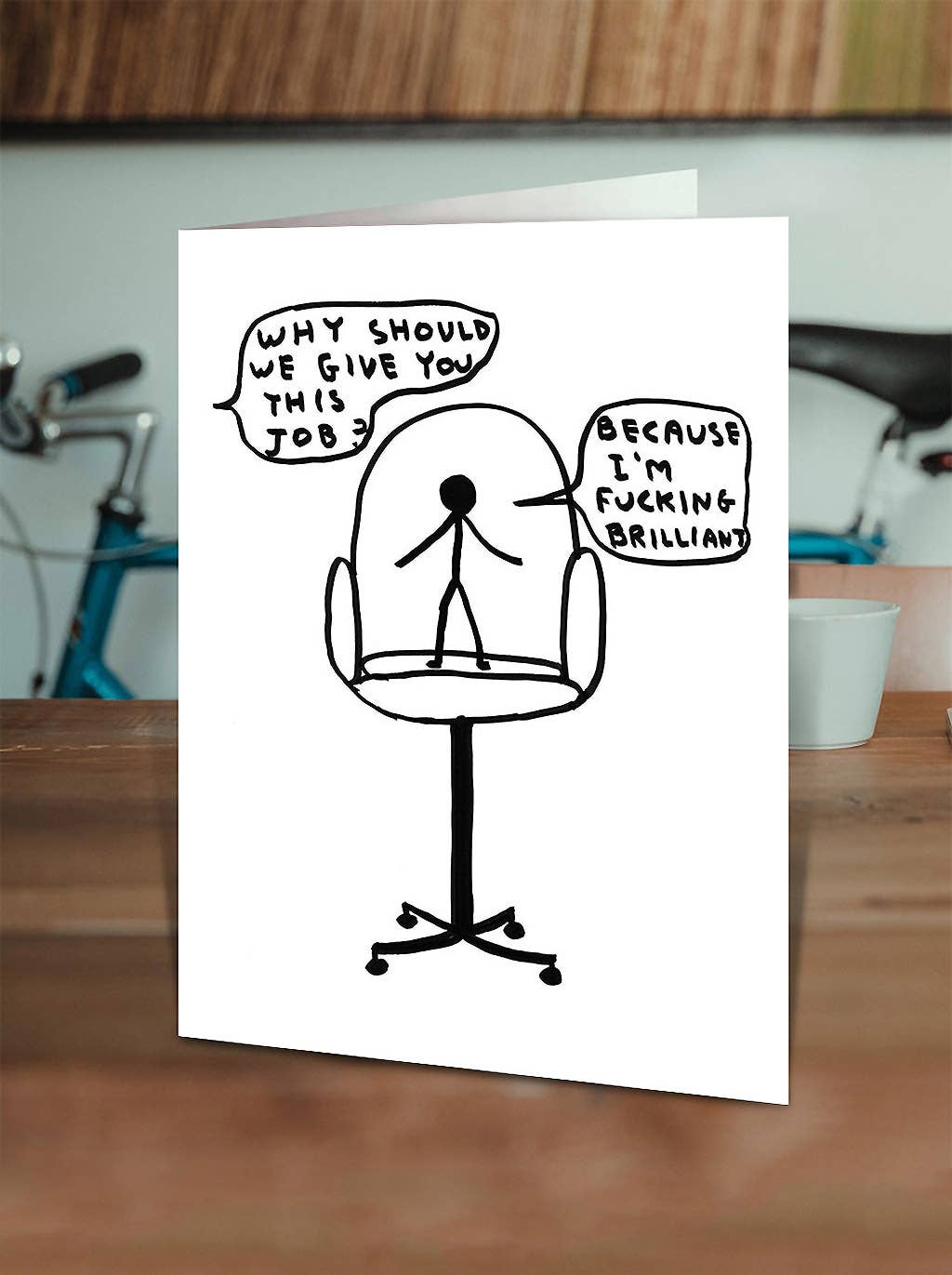 New Job I'm Brilliant Greeting Card