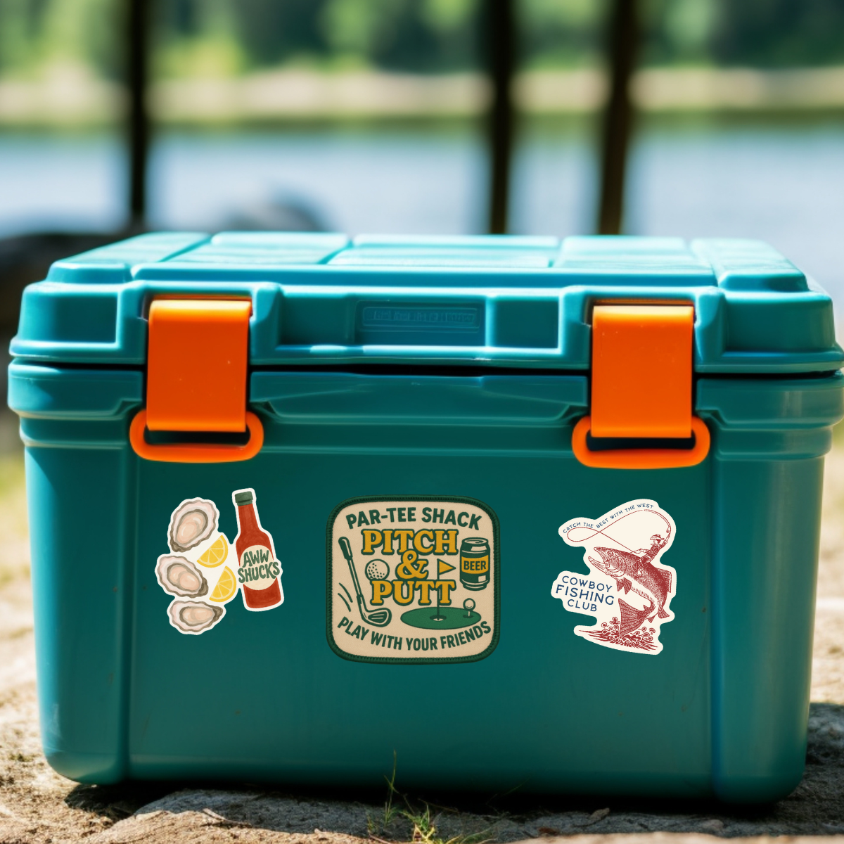 Cowboy Fishing Club Sticker