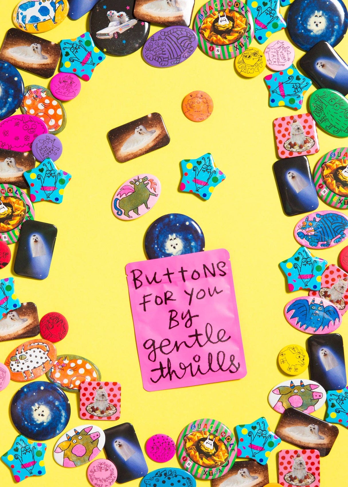 Chaos Mode Button Bag