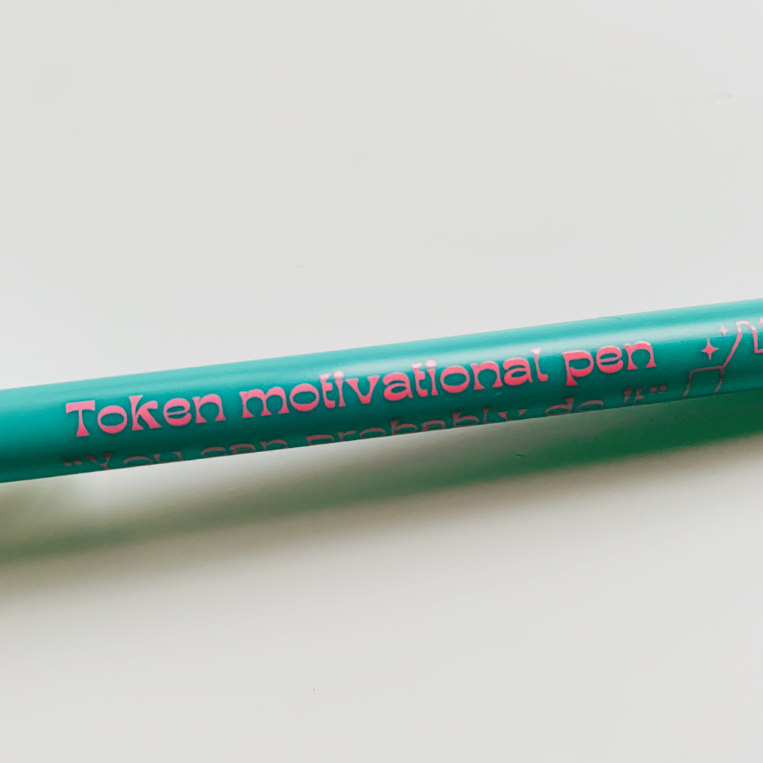 Token Motivational Pen: You Can Probably Do It Ballpoint Pen