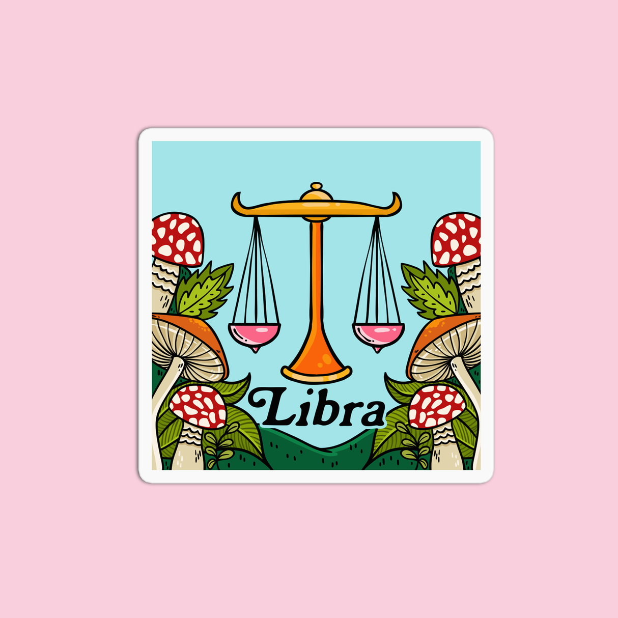 Libra Vinyl Waterproof Sticker