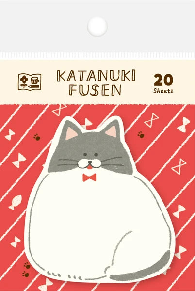 Tuxedo Cat Die Cut Fusen Sticky Notes by Furukawa Shiko