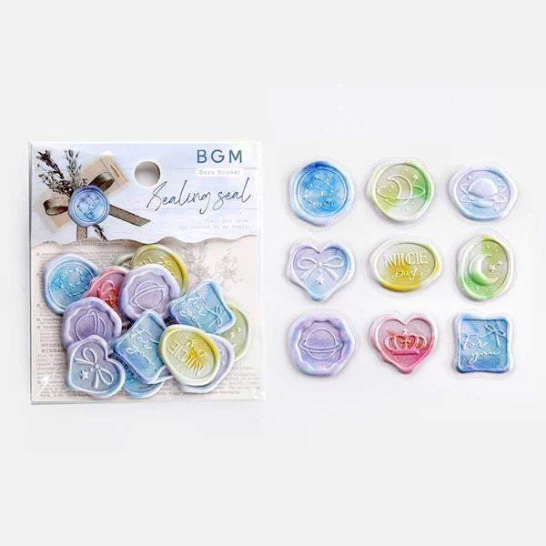 Wax Seal Sticker Set by BGM Japan