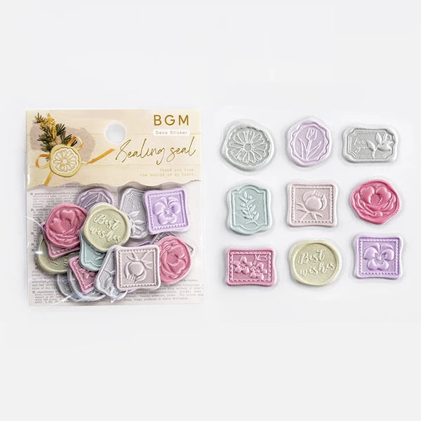 Wax Seal Sticker Set by BGM Japan