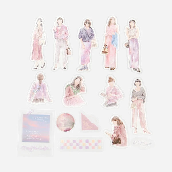 Coordinate Seal Fashion Sticker Set by BGM Japan