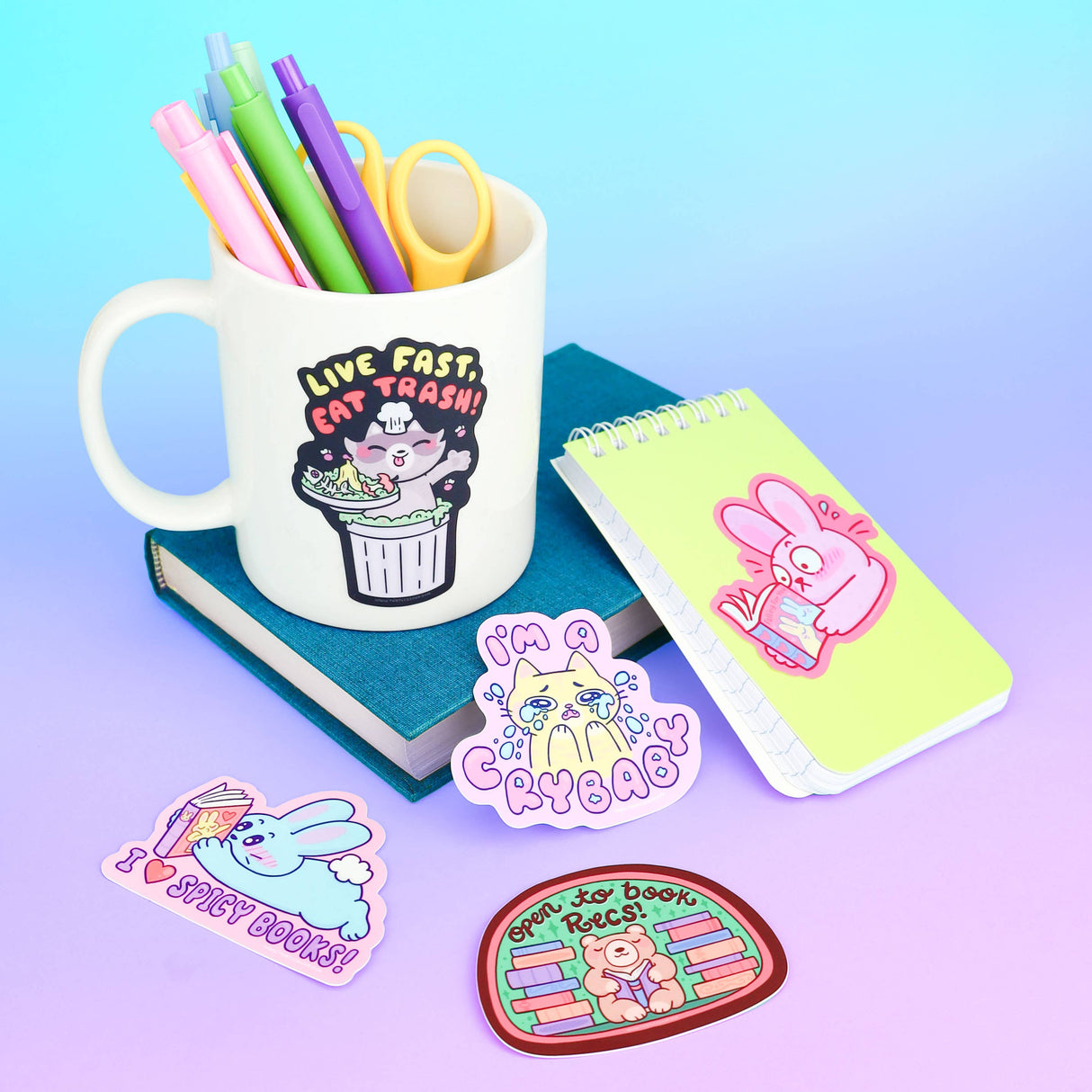 Smut Reader Spicy Book Sticker