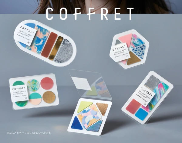 Japanese Coffret Cosmetic Motif Film Stickers by King Jim