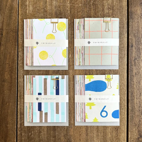Japanese IROIRO Memo Pad by Mizushima
