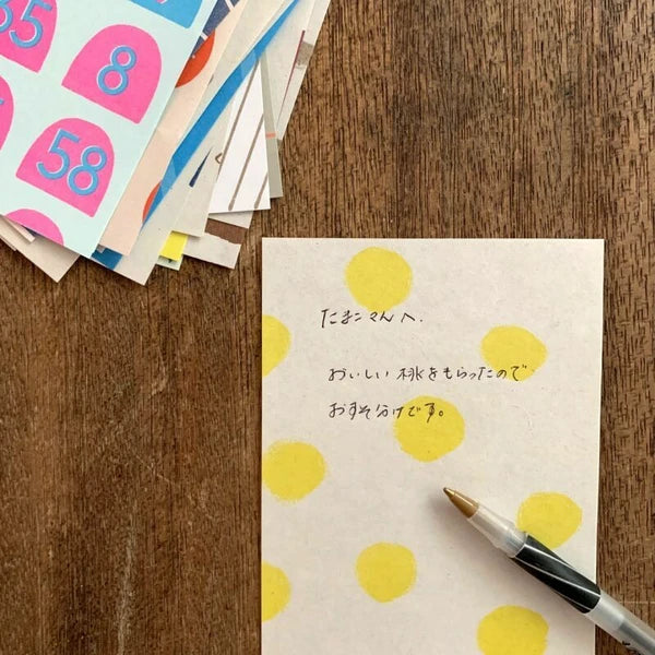 Japanese IROIRO Memo Pad by Mizushima