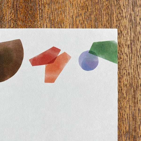 Japanese Letter Writing Set for a Word or Two by Mizushima