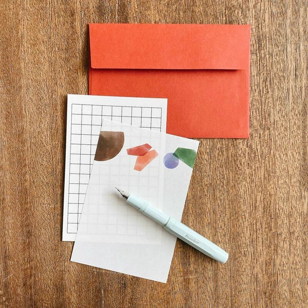 Japanese Letter Writing Set for a Word or Two by Mizushima