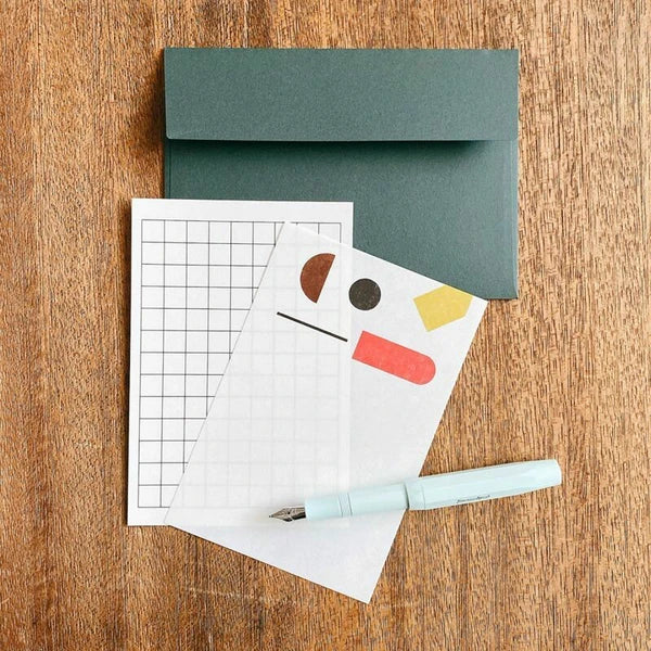 Japanese Letter Writing Set for a Word or Two by Mizushima