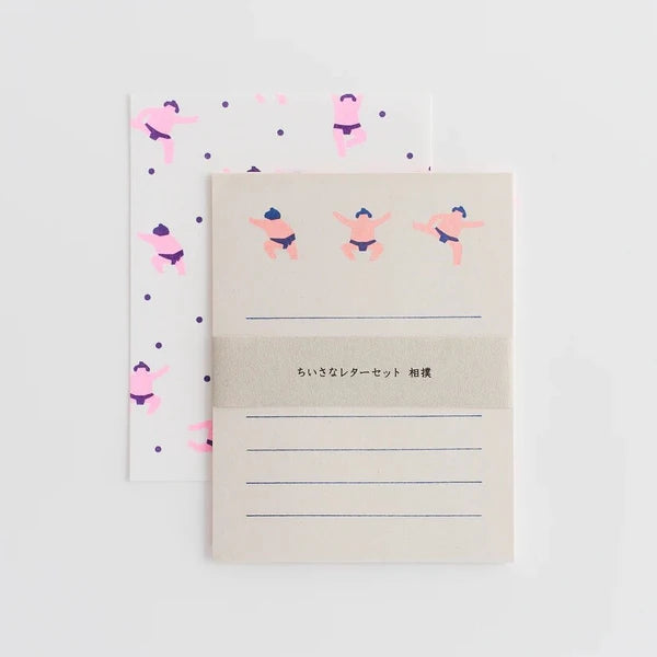 Japanese Sumo Mini Letter Set