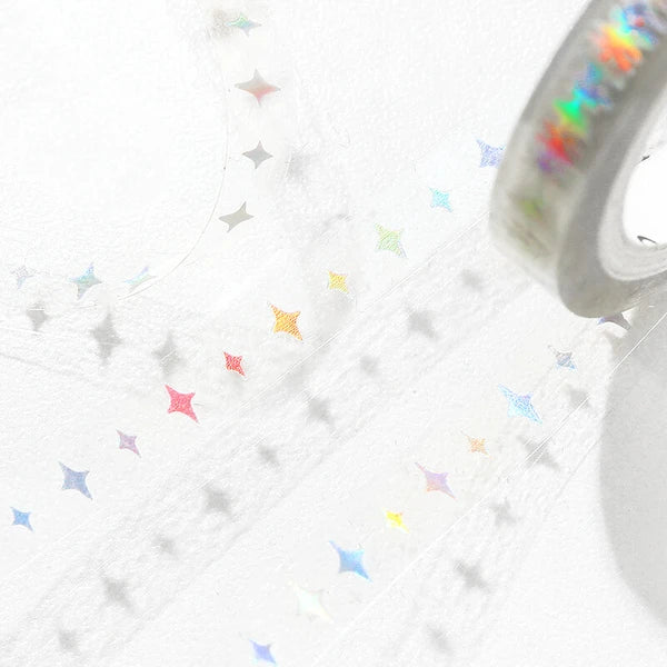 Clear Foil Slim Washi Tape by BGM Japan