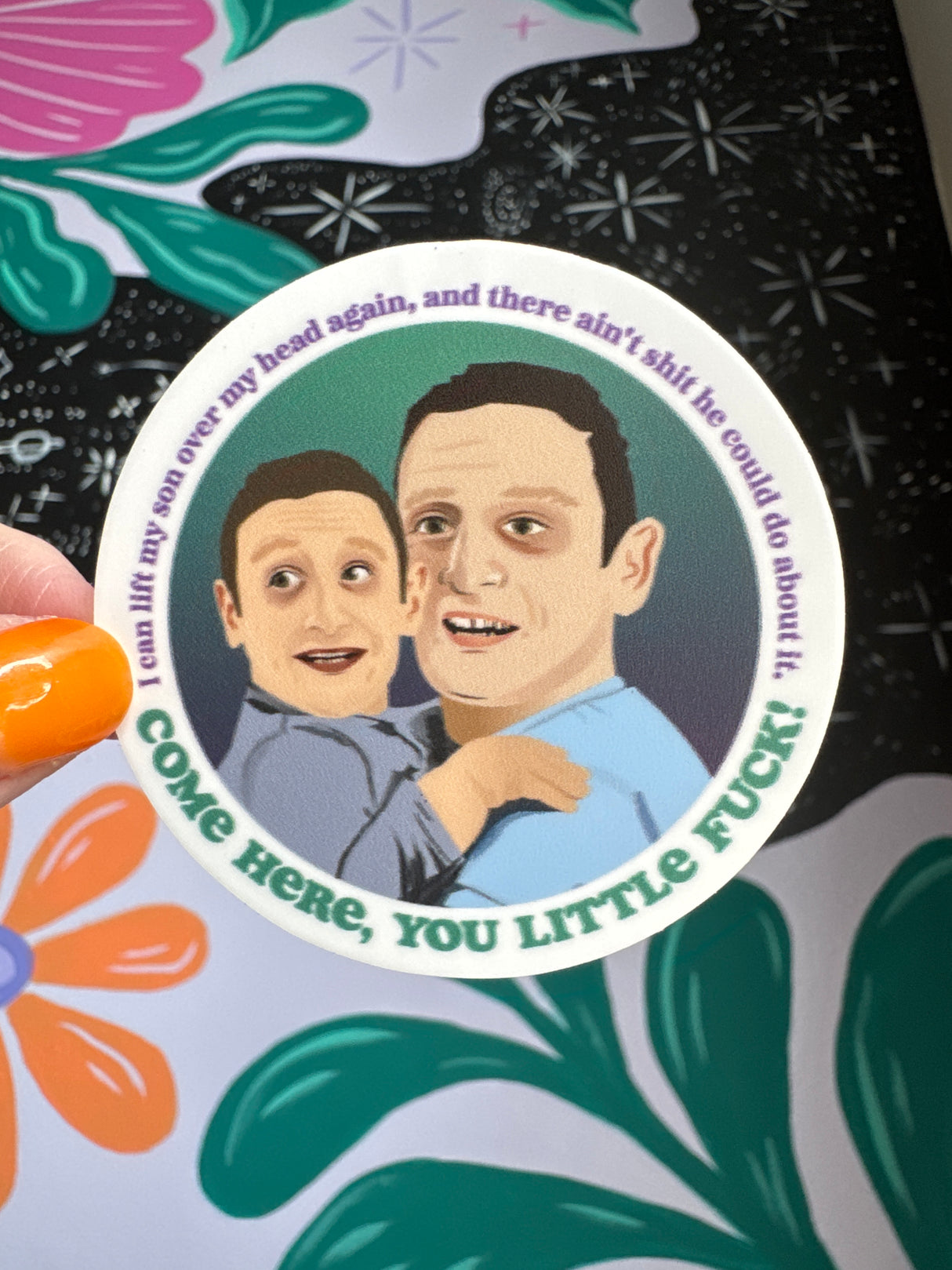 Tim Robinson Come Here You Little Fuck Vinyl Sticker