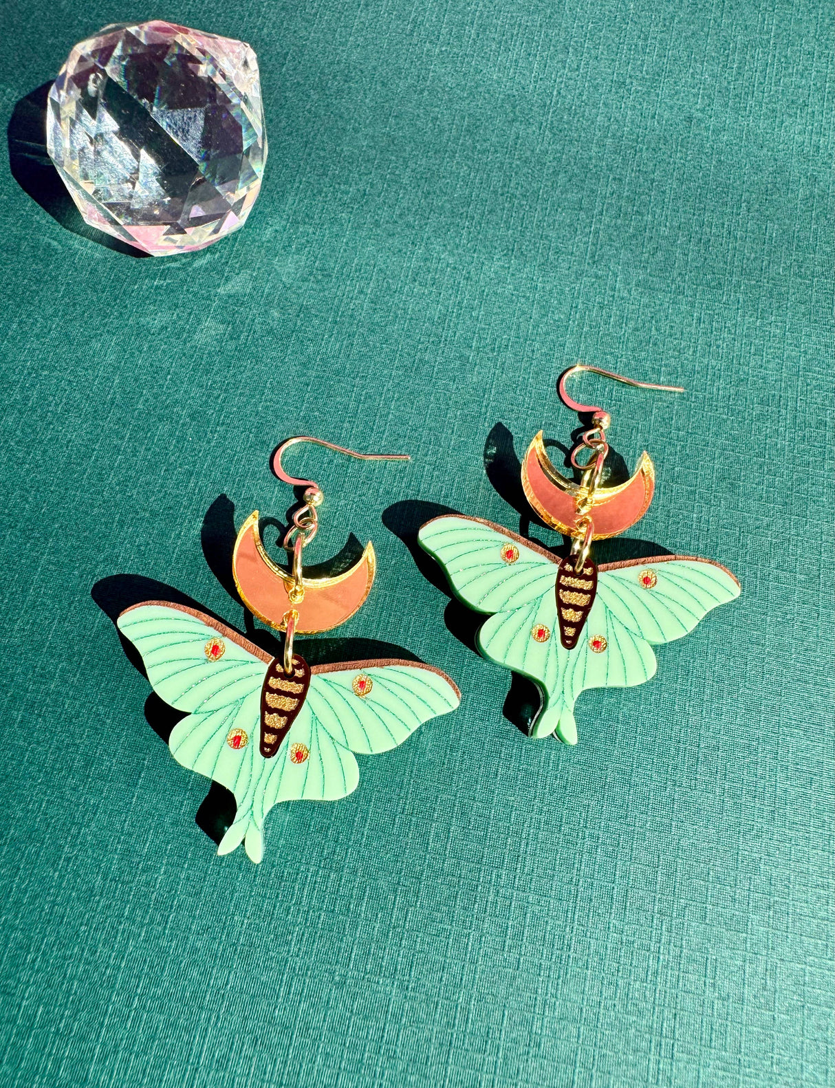 Lunar Moths Earrings