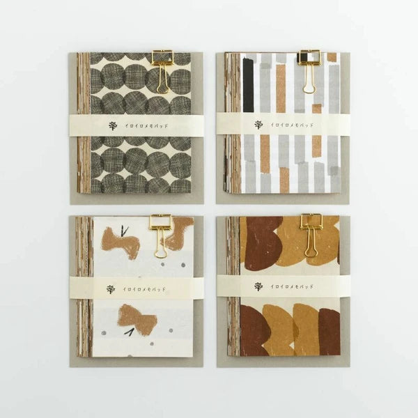 Japanese IROIRO Memo Pad by Mizushima