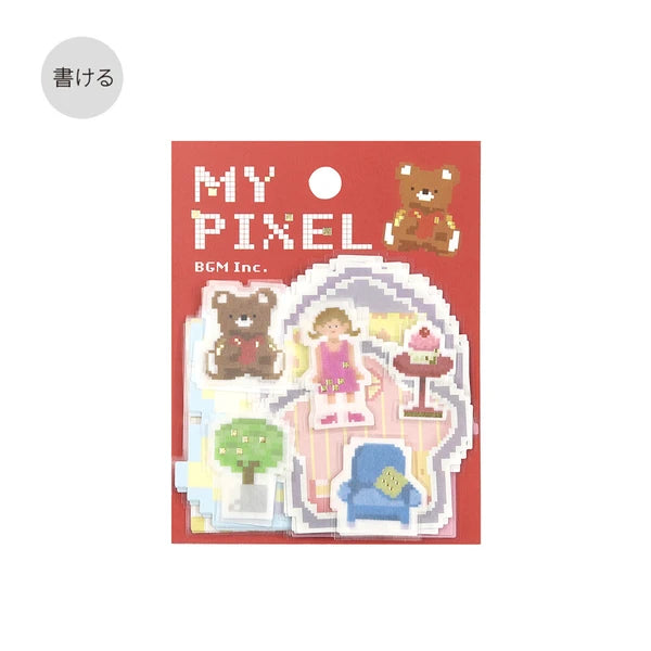 Pixel Memo Sticker Pack by BGM Japan