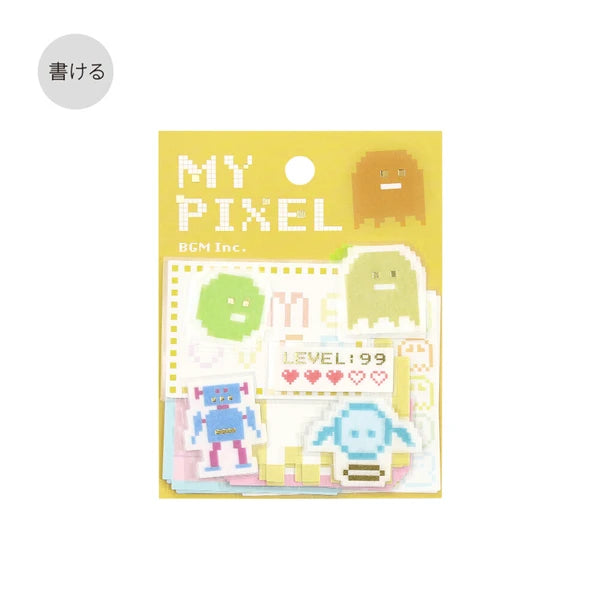 Pixel Memo Sticker Pack by BGM Japan