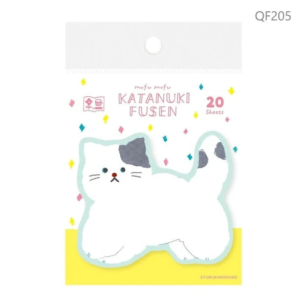 Fluffy Cat Die Cut Fusen Sticky Notes by Furukawa Shiko