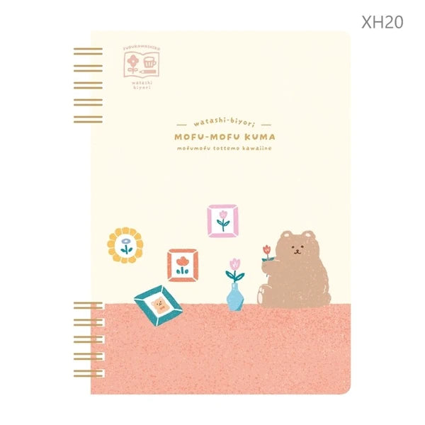B6 Notebook Mofumofu Kuma Watashi-Biyori by Furukawa Shiko