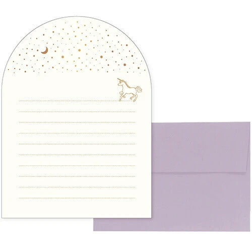 EL COMMUN Starry Unicorn Letter Set - Japan