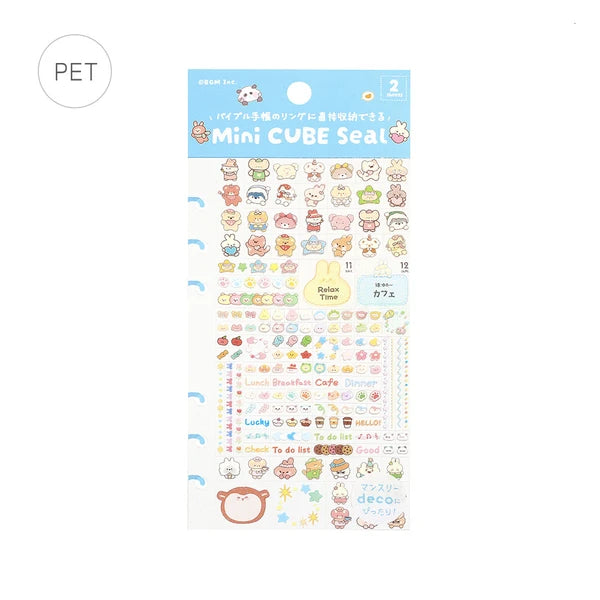 Mini Cube Sticker Sheet by BGM Japan