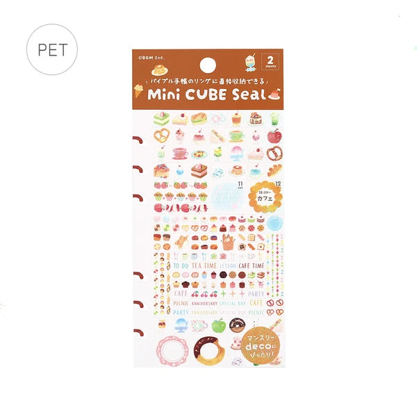 Mini Cube Sticker Sheet by BGM Japan