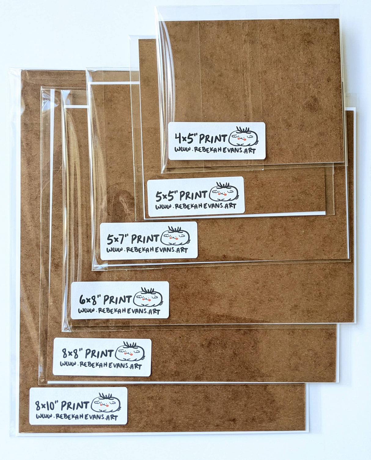 Print - "Picnic Hams": 5x5 Inches