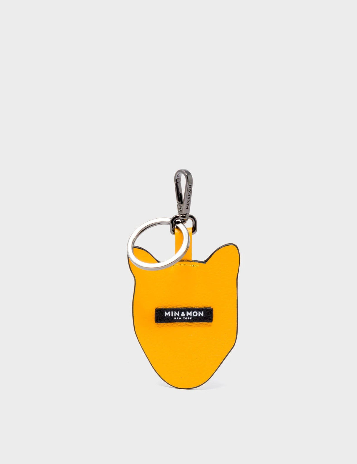 Happy Tiger - Marigold Leather Keychain