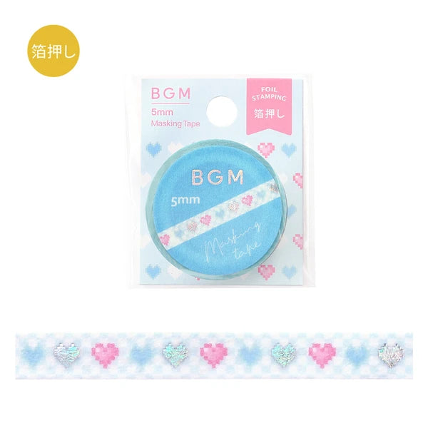 Ultra Slim Pattern Washi Tape by BGM Japan