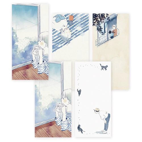 Seikatsu Ippitsusen Letter Pad Illustrated by Sayuri Fujimaki